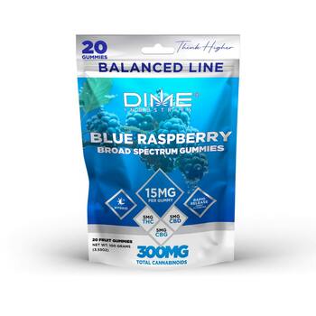 Balanced Line Blue Raspberry "Afternoon" CBG Gummies