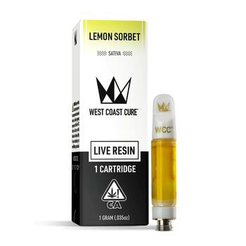 Lemon Sorbet Live Resin Cartridge - 1g